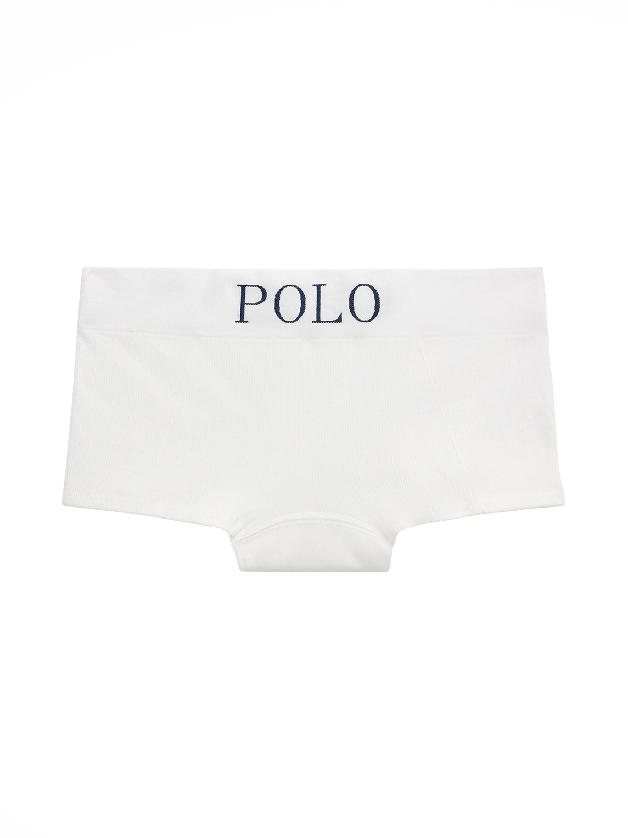 Culotte ' Ribbed Seamless ' Polo Ralph Lauren en blanc : devant
