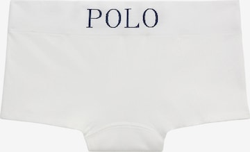 Polo Ralph Lauren Shorty ' Ribbed Seamless ' in Weiß: Vorderseite