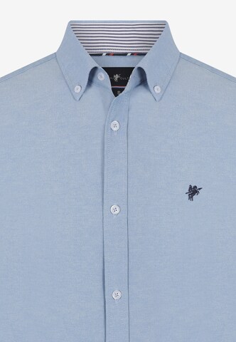 DENIM CULTURE - Ajuste regular Camisa 'Hugo' en azul