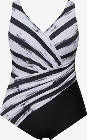 Maillot de bain Ulla Popken en noir : devant