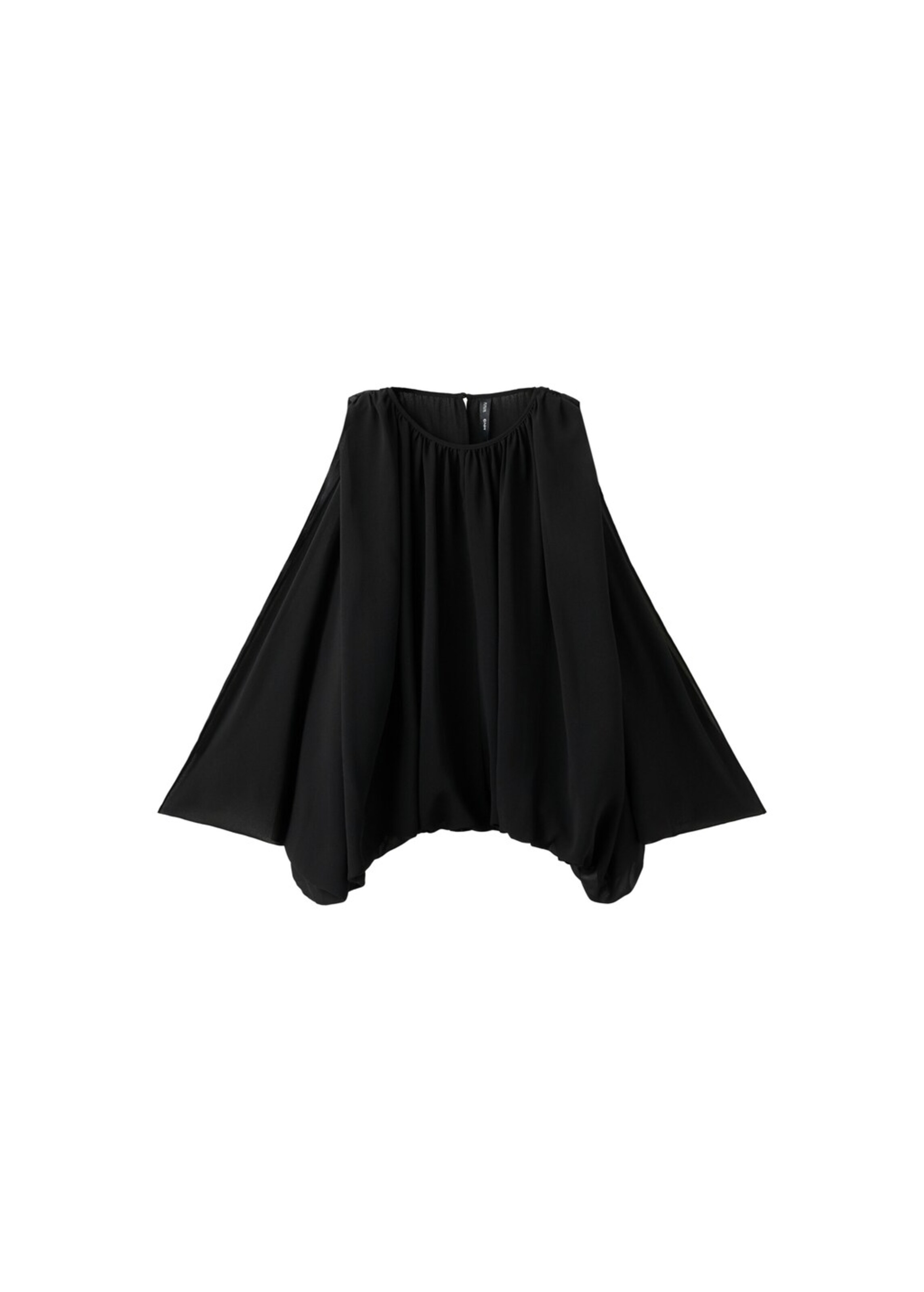 MANGO Tunic in Black: front