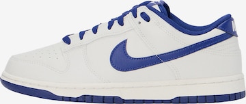 Baskets basses 'DUNK' Nike Sportswear en blanc : devant
