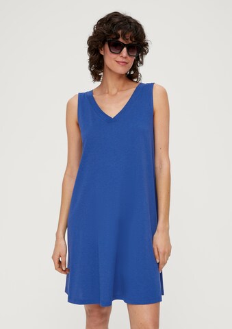 s.Oliver Kleid in Blau: Vorderseite
