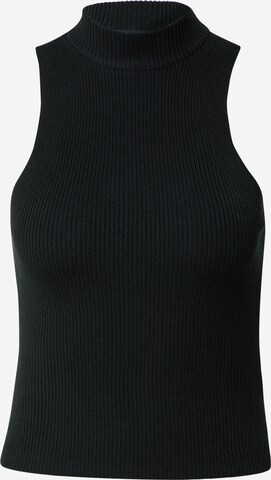 Urban Classics Knitted top in Black: front