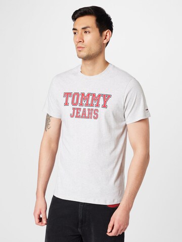 Tommy Jeans - Camiseta 'Essential' en gris: frente
