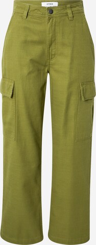 Cotton On - Pantalón cargo en verde: frente