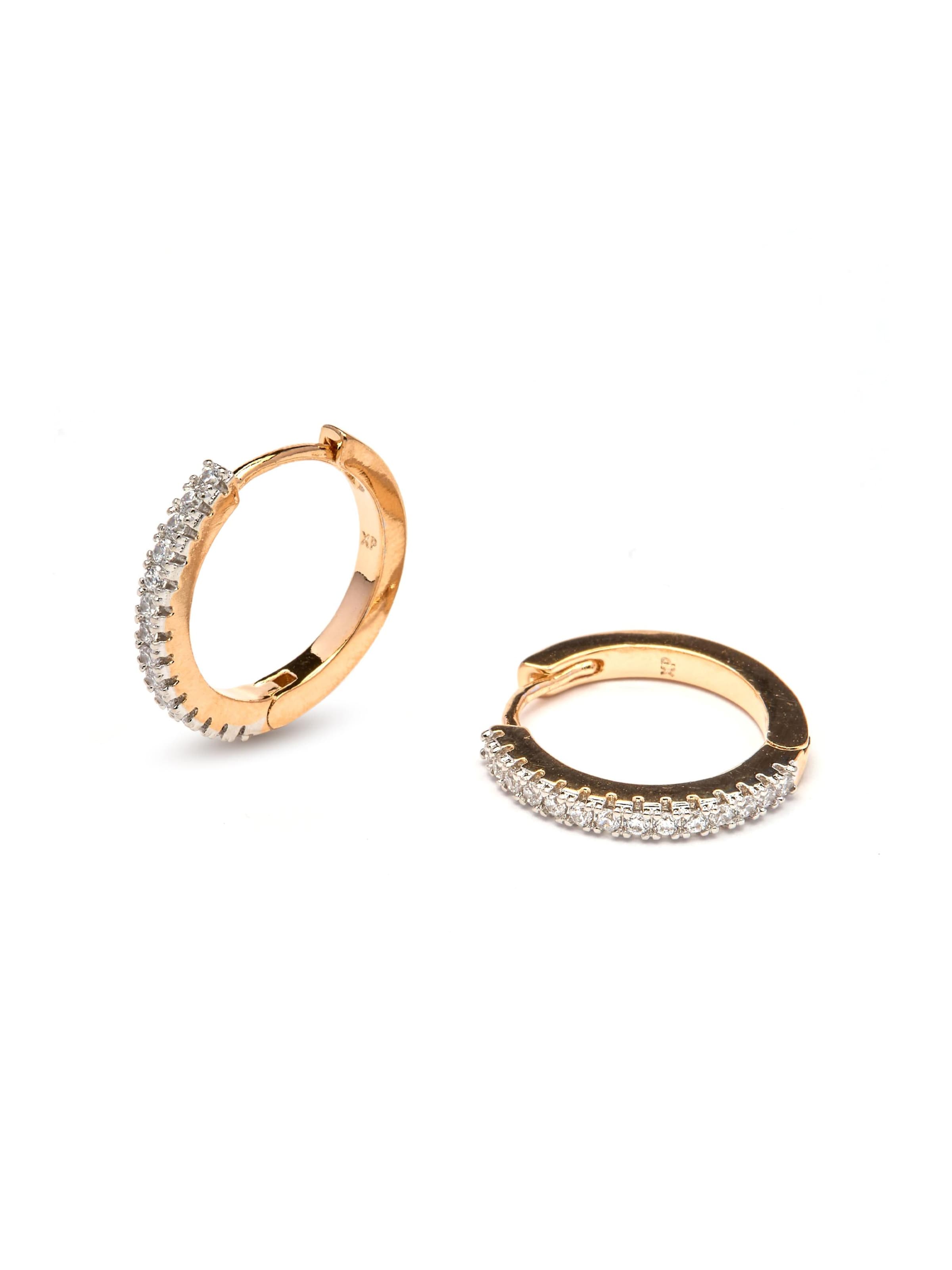 Luxenter Earrings 'Nasgar' in Gold