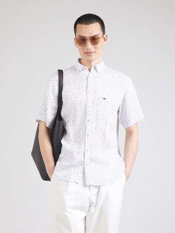 FYNCH-HATTON Regular fit Button Up Shirt in White: front