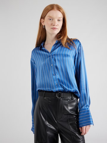 FRAME Blouse in Blue: front