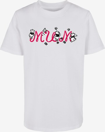 ABSOLUTE CULT T-Shirt 'Mother's Day - Winnie The Pooh Mum 2.0' in Weiß: predná strana