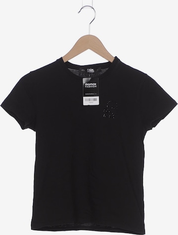 Karl Lagerfeld T-Shirt XS in Schwarz: Vorderseite