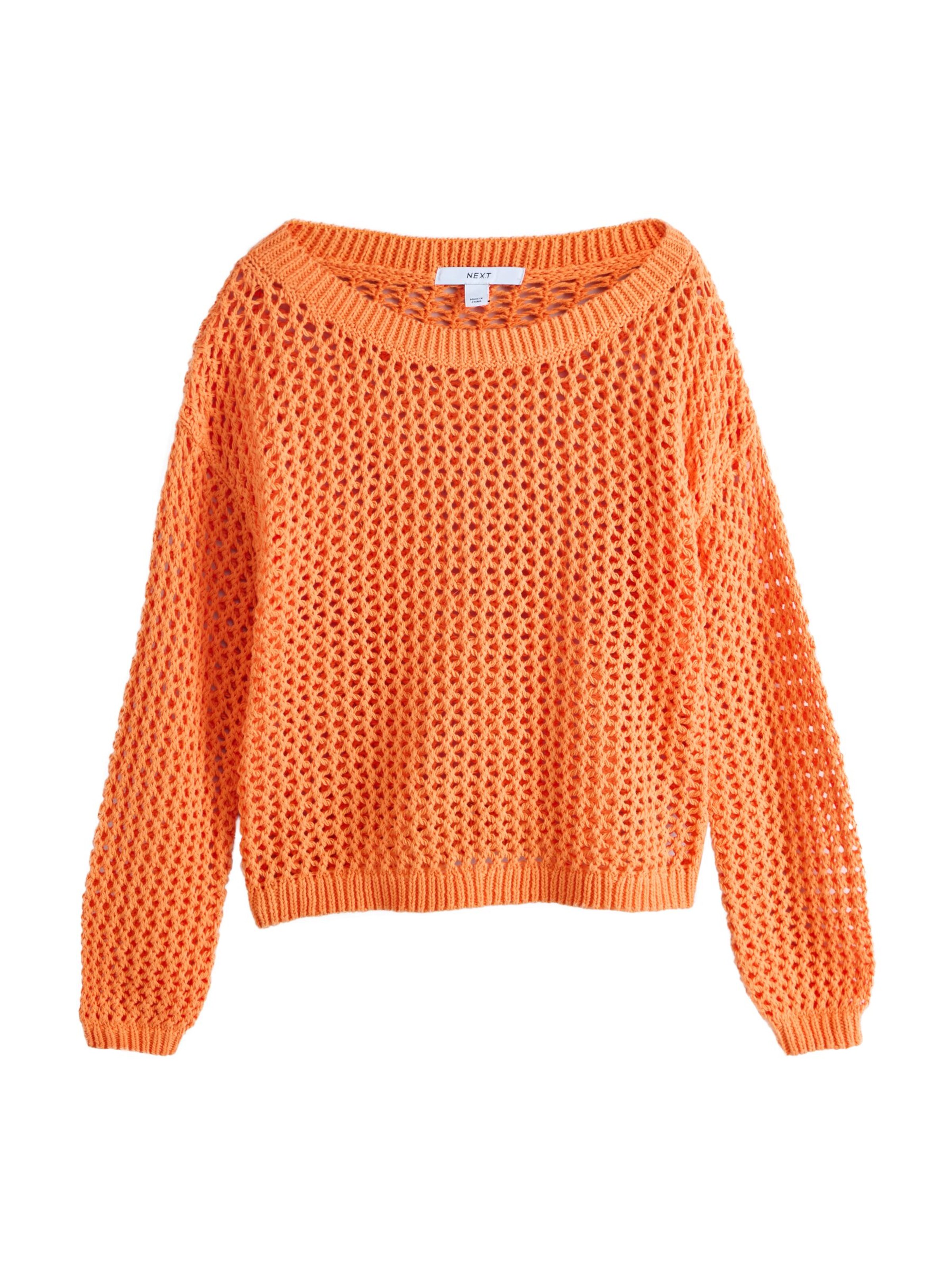 Pull-over Next en orange : devant
