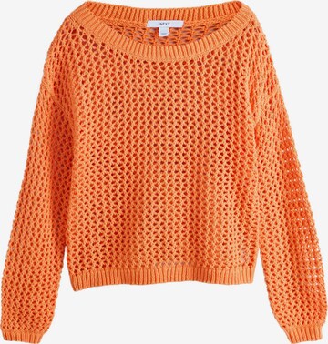 Pull-over Next en orange : devant