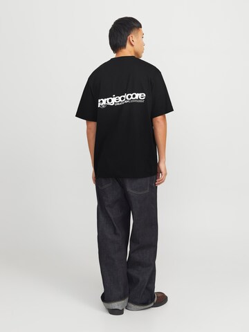 JACK & JONES Shirt 'JCOUnion' in Black: front
