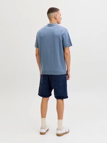 JACK & JONES Pulóver 'JJWILL ' - kék