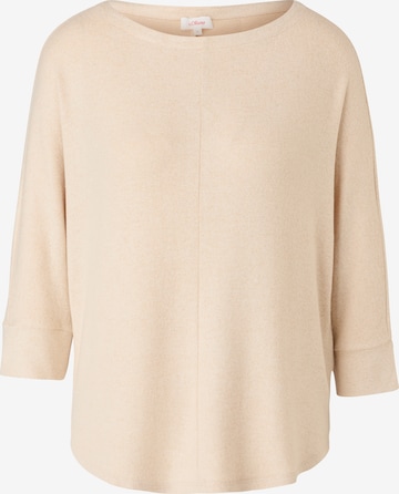 T-shirt s.Oliver en beige : devant