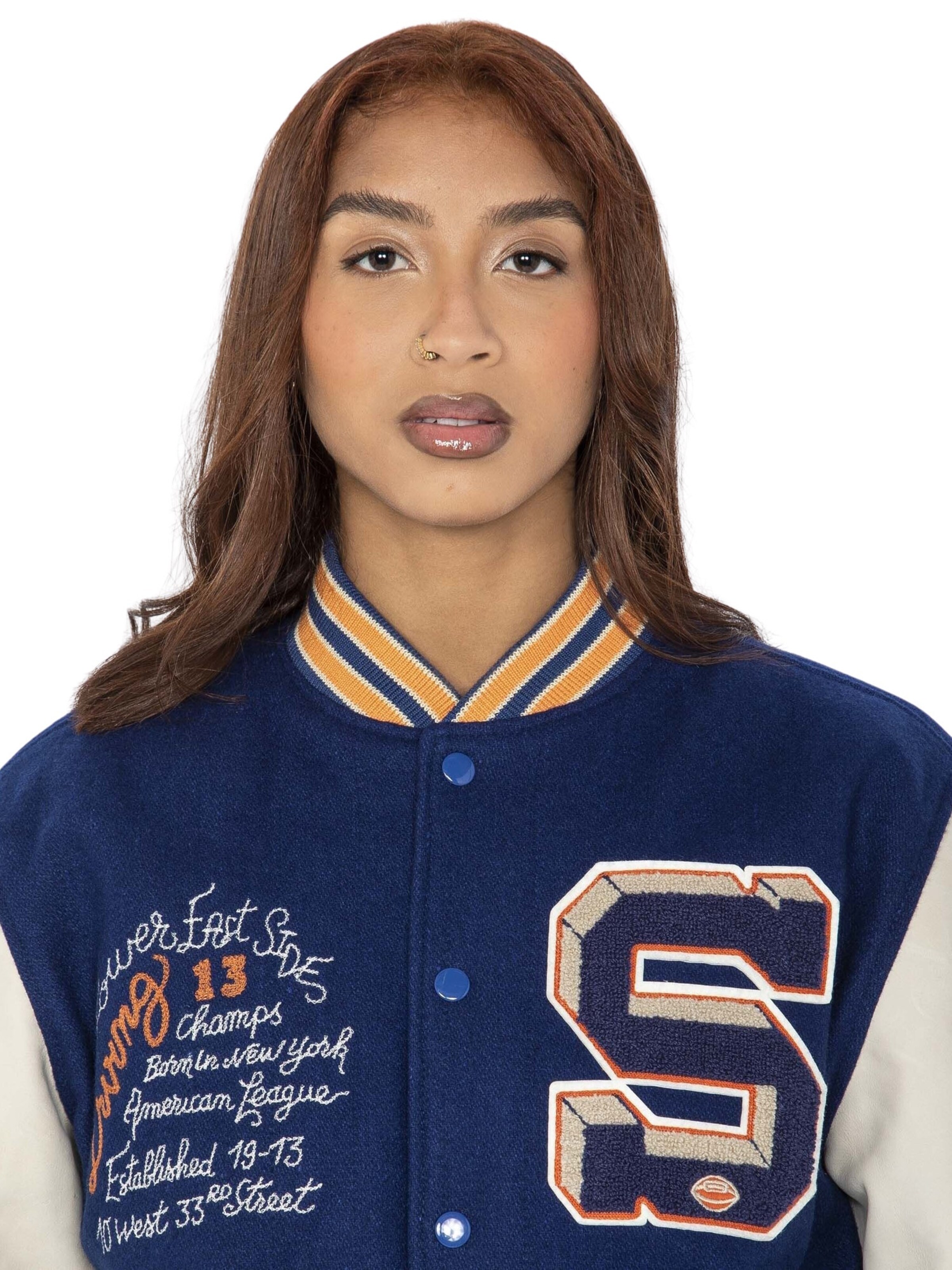 Schott NYC Between-season jacket 'Teddy' in Blue