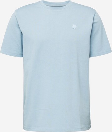 KnowledgeCotton Apparel Shirt 'ALDER' in Blauw: voorkant