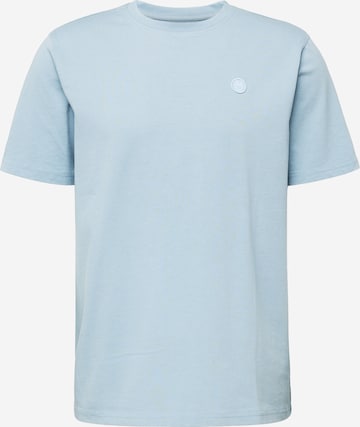KnowledgeCotton Apparel T-Shirt 'ALDER'  (GOTS) in Blau: predná strana