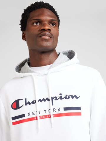 Champion Authentic Athletic Apparel - Sudadera en blanco