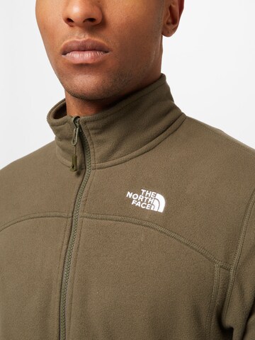 THE NORTH FACE Funktionele fleece-jas 'Glacier' in Groen