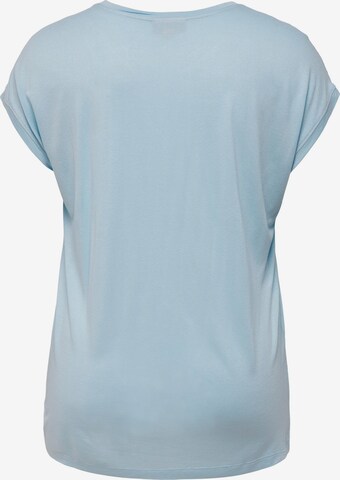 ONLY Carmakoma T-Shirt 'Flake' in Blau