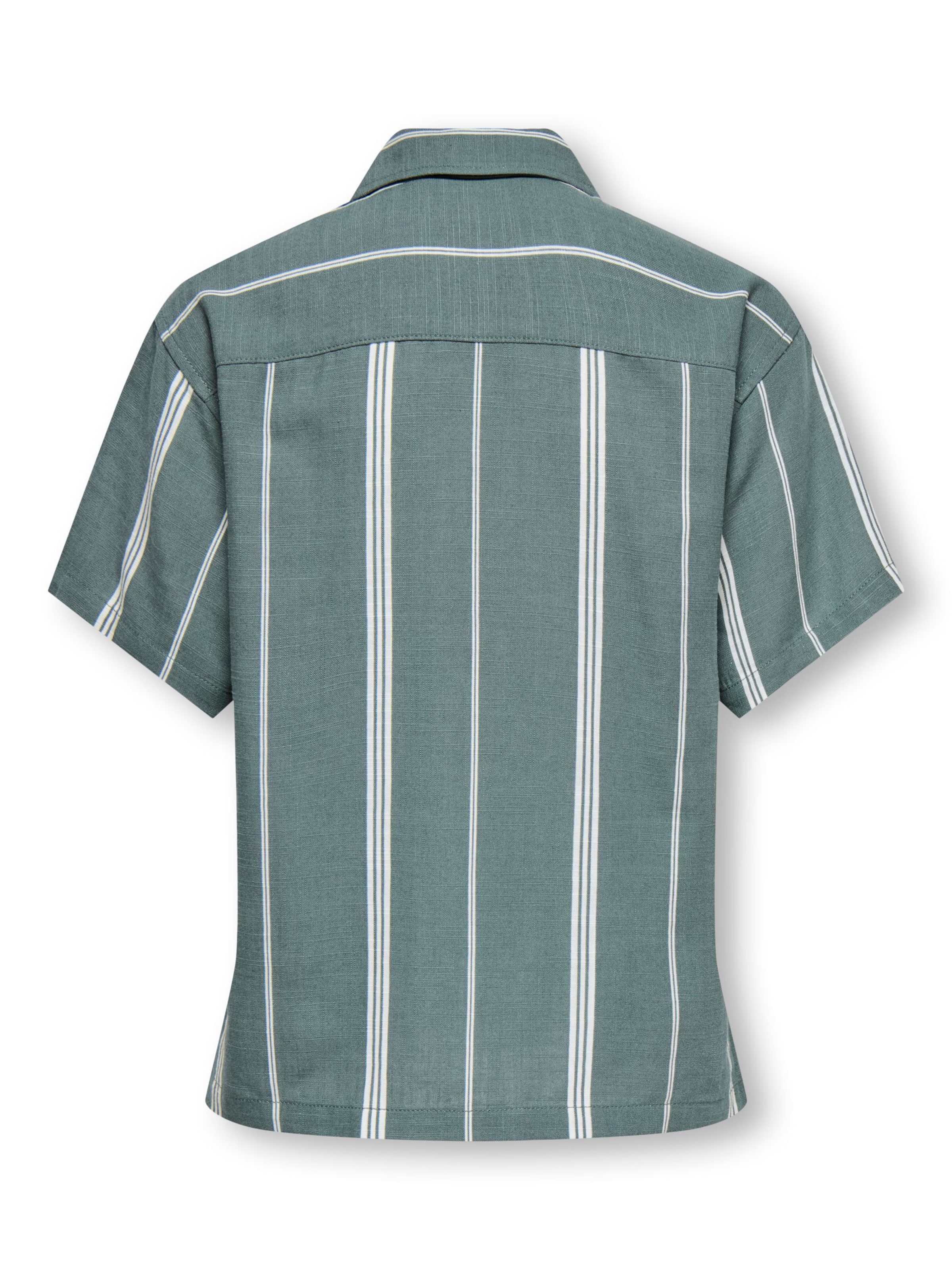 Only & Sons Junior - Ajuste confortable Camisa 'OSJSTEPAN' en verde