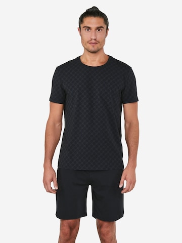 JOOP! Pajama short 'Leisure' in Black: front