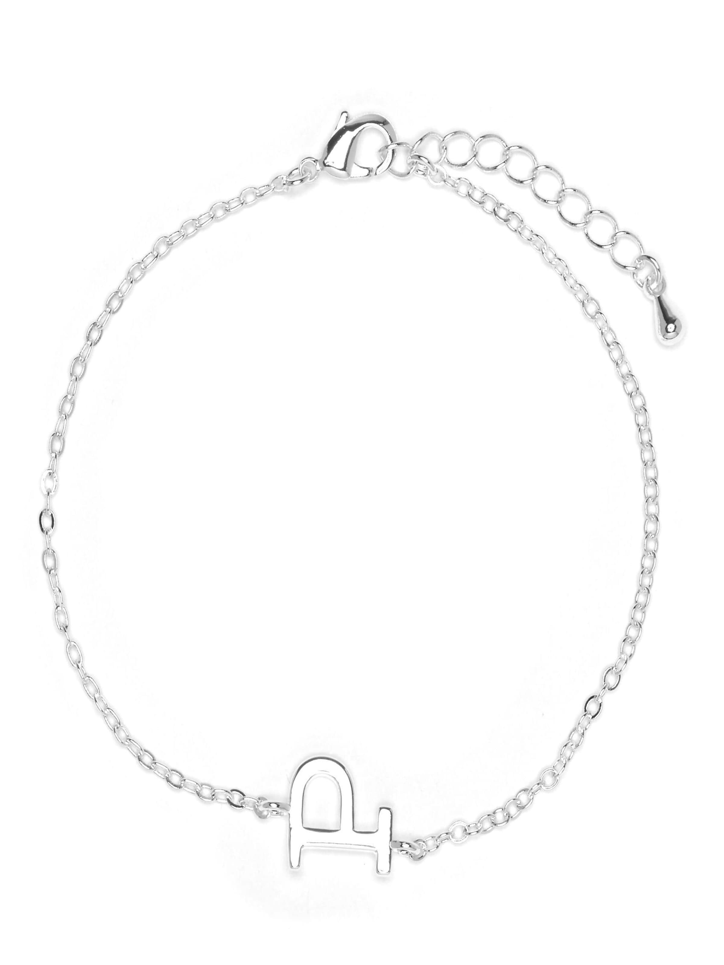 Luxenter Náramek 'Alphabet P' – stříbrná