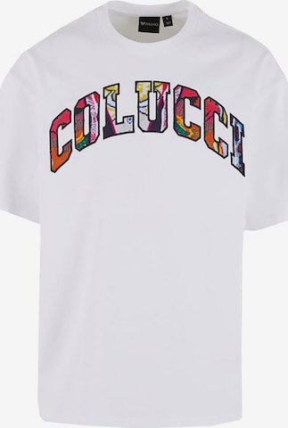 Colucci Paita 'College Logo' värissä valkoinen: etupuoli