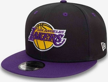 Cappello da baseball sportivo 'Los Angeles Lakers 9FIFTY' di NEW ERA in lilla: frontale