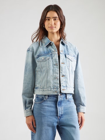 Geacă de primăvară-toamnă '90s' de la Calvin Klein Jeans pe albastru: față
