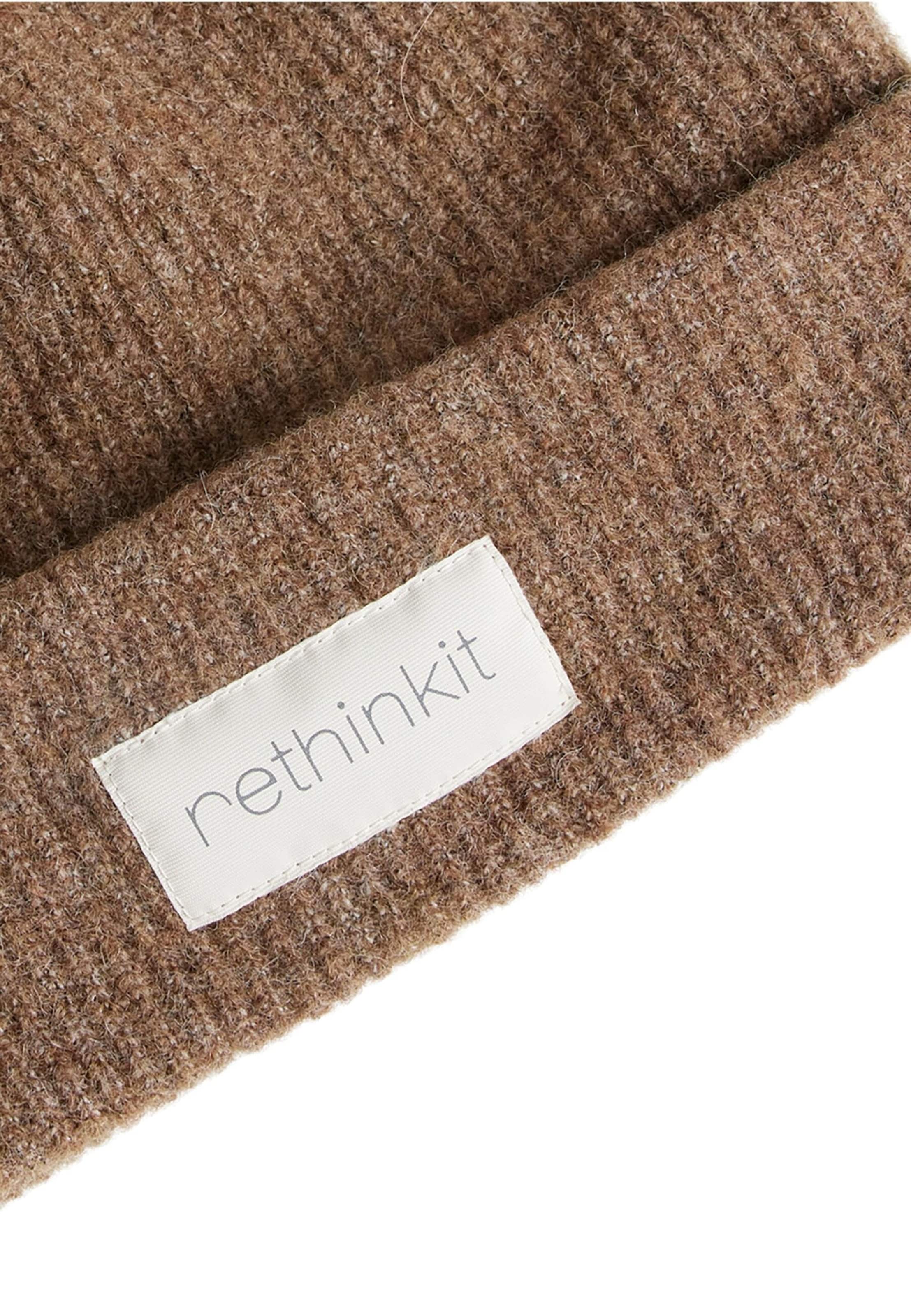 Bonnet 'Snug' rethinkit studios en marron