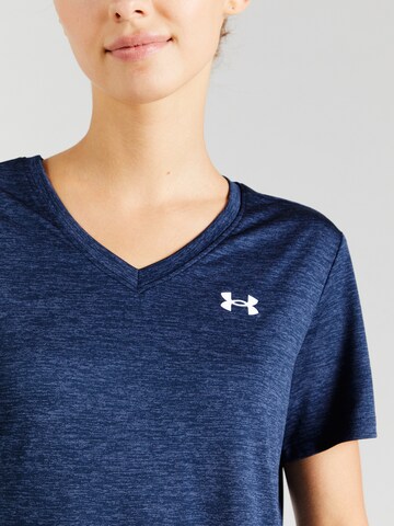 UNDER ARMOUR - Camisa 'Twist' em azul