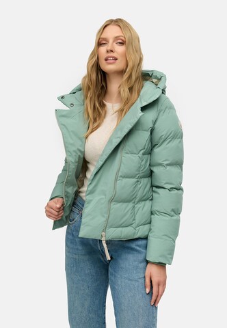 Ragwear Winterjas 'Harlen' in Groen: voorkant