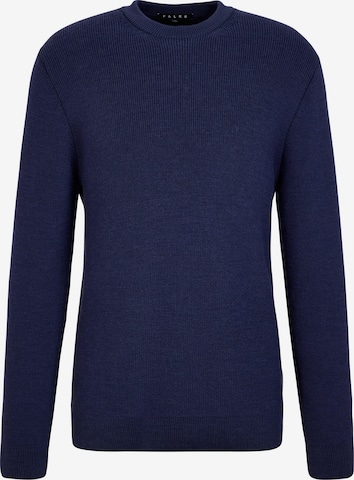 FALKE Pullover 'Perlfang' in Blau: Vorderseite
