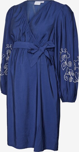 MAMALICIOUS Robe 'Nanaz Tess' en bleu foncé / blanc naturel, Vue avec produit