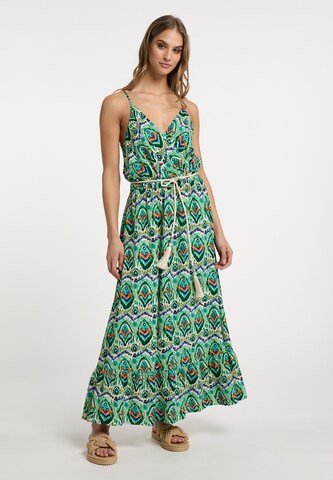 IZIA Summer Dress in Green