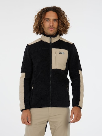 PROTEST Fleece jas 'PRTBleaker' in Zwart