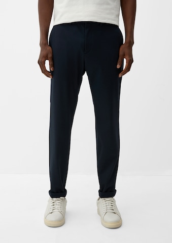 s.Oliver Slimfit Chino in Blauw: voorkant