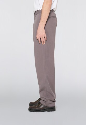 EDWIN - Loosefit Calças chino 'Gamma' em cinzento
