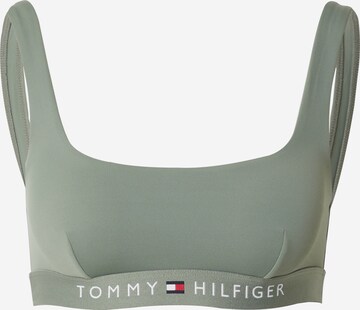 Tommy Hilfiger Underwear Korzetová Horní díl plavek – zelená: přední strana
