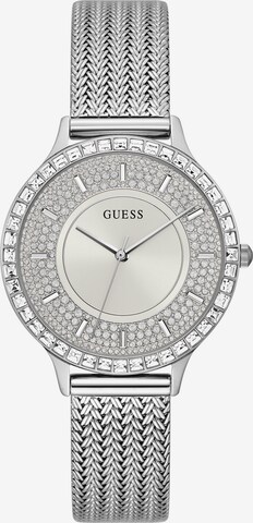 GUESS Analog Watch 'SOIREE' in Silver: front
