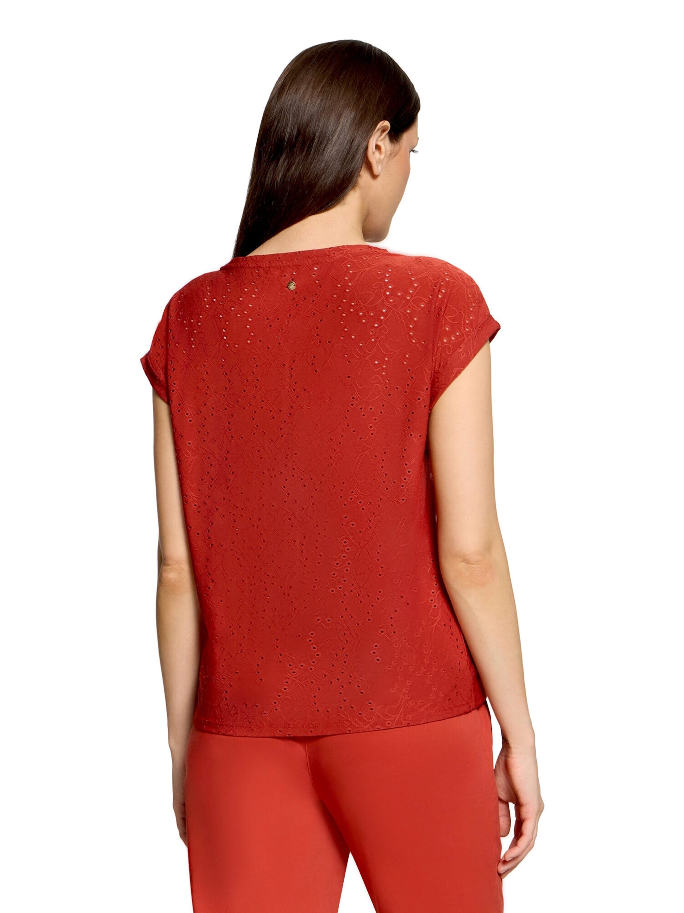 T-shirt Betty & Co en rouge
