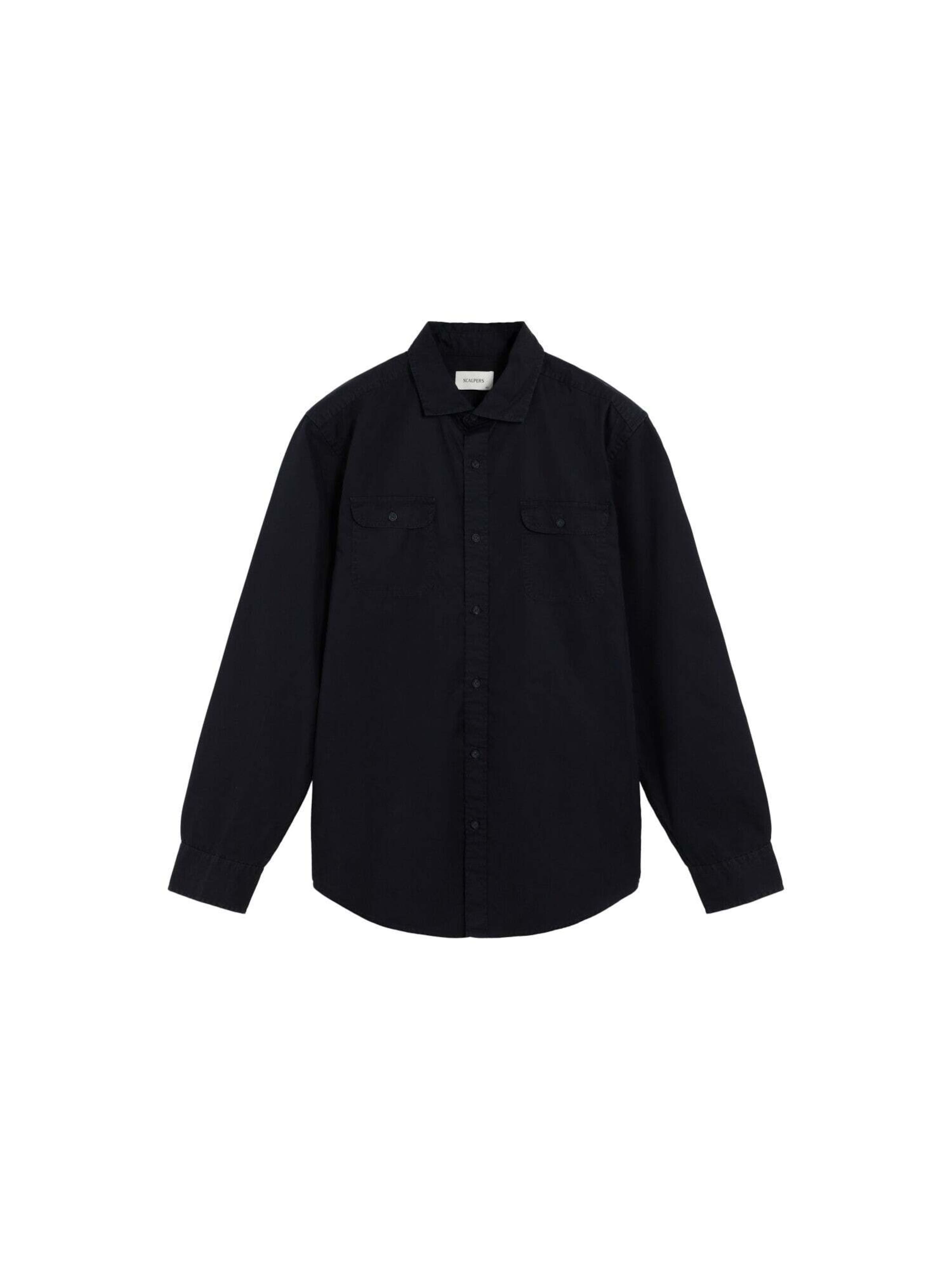 Scalpers Regular fit Skjorta 'Martin' i blå: framsida