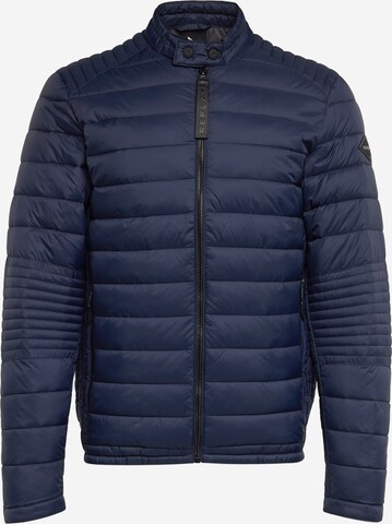 REPLAY Between-season jacket in Blue: front