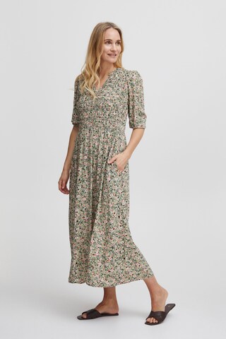 Robe-chemise 'Malu' Fransa en vert : devant