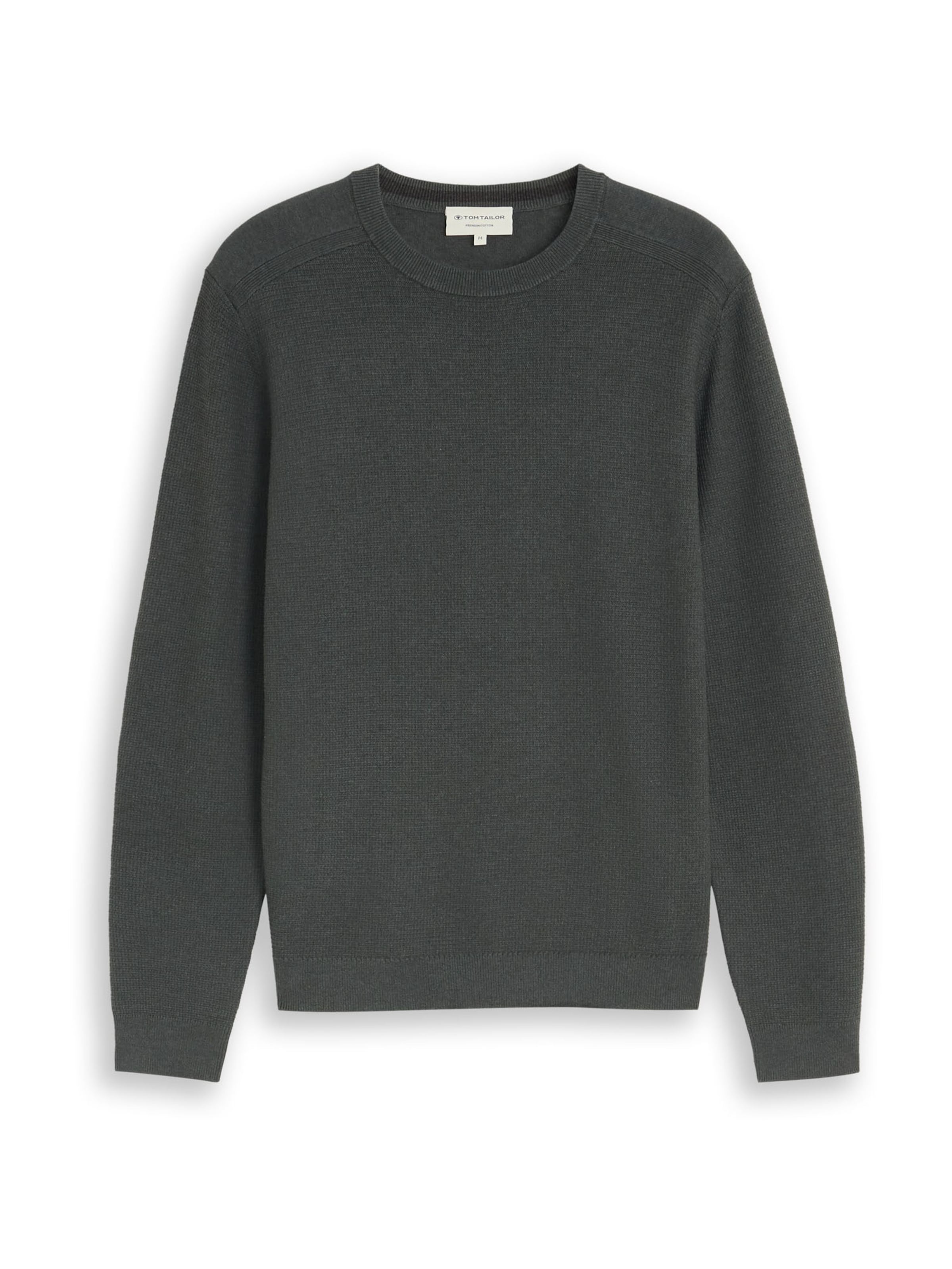 Pull-over TOM TAILOR en vert : devant