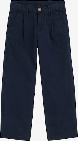 mėlyna WE Fashion Laisvas Kelnės: priekis