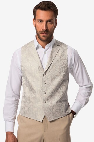 JP1880 Suit Vest in Beige: front